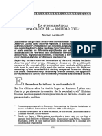 Lechner. La (Problemática) Invocación de La Sociedad Civil