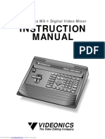 Instruction Manual: Videonics