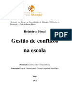 Resolução de Conflitos - Projeto de Investigação