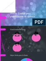 Diseño Espiral para Planificación de Eventos