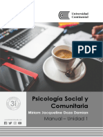 Manual Unidad 1 Psicología Social y Comunitaria