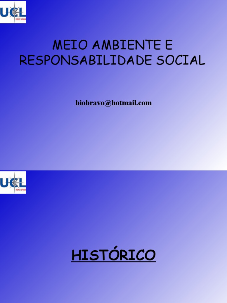 Meio Ambiente e Responsabilidade Social | PDF | Natureza