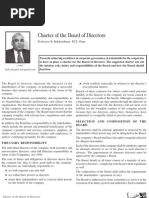 Charter of the Board of Directors by Professor R Balakrishnan 5