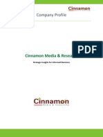 Cinnamon Media & Research - Brief Profile