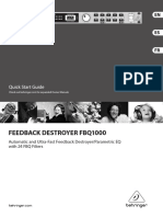 Automatic and Ultra-Fast Feedback Destroyer/Parametric EQ With 24 FBQ Filters