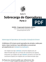 6 - Sobrecarga de Operadores - Parte II