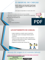 Folleto - Disminución de Riesgos Por Manipulación de Cargas