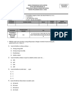 Soal Latihan Pra Pas Pai KLS 6