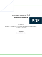 Documento de Trabajo N 2 Argentina Inflacin Internacional Noviembre 2021
