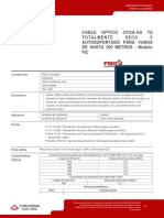 ET03191-CABLE OPTICO CFOA-AS TS TOTALMENTE SECO Y AUTOSOPORTADO PARA VANOS DE HASTA 200 METROS - Modelo FIC