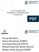 Pak Suzuki Supply Chain