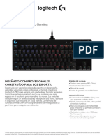 Teclado Mecánico para Gaming: Diseñado Con Profesionales. Construído para Los Esports