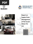 Supply Chain Management of Pak Suzuki Motor Pvt Ltd.