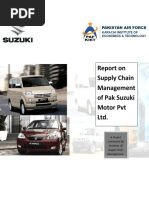 Supply Chain Management of Pak Suzuki Motor Pvt Ltd.