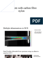 DCB tests with carbon fibre nylon