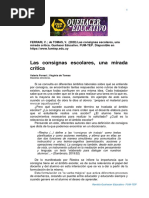 QE Ferrari-De Tomas CONSIGNAS ESCOLARES