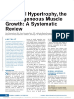 Regional Hypertrophy, The Inhomogeneous Muscle Growth: A Systematic Review