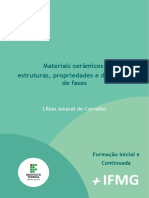 (E-book +IFMG) - Materiais Cerâmicos