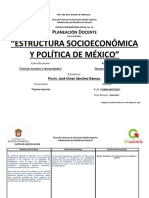 237519162 Planeacion Didactica Estructura Socioeconomica Politica de Mexico Turno Matutino