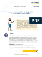 Exp1 Ebr Secundaria 3 y 4 Exploramosyaprendemos Act01 Leemostextosexpositivosparacomprenderlasituaciondelaparticipacionciudadanaylaconvivenciademocratica