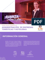 Administración de Empresas Turisticas y Hotelera - CatalogoCTA