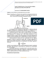 Experimento II - Condutividade Térmica - Passei Direto