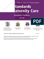 Maternity Standards Database 0608