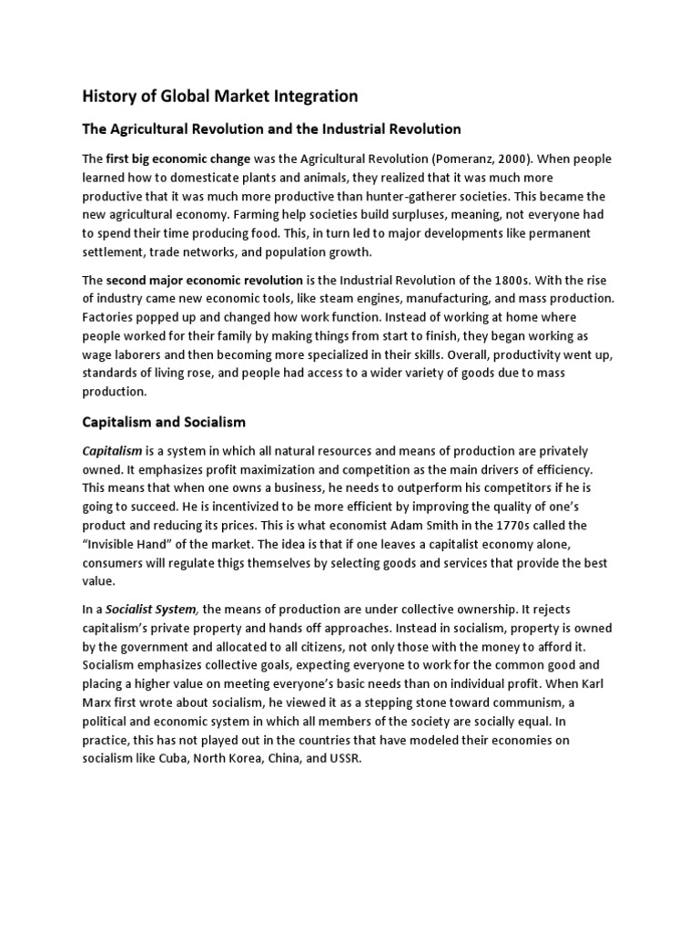 History of global market integration download free pdf capitalism