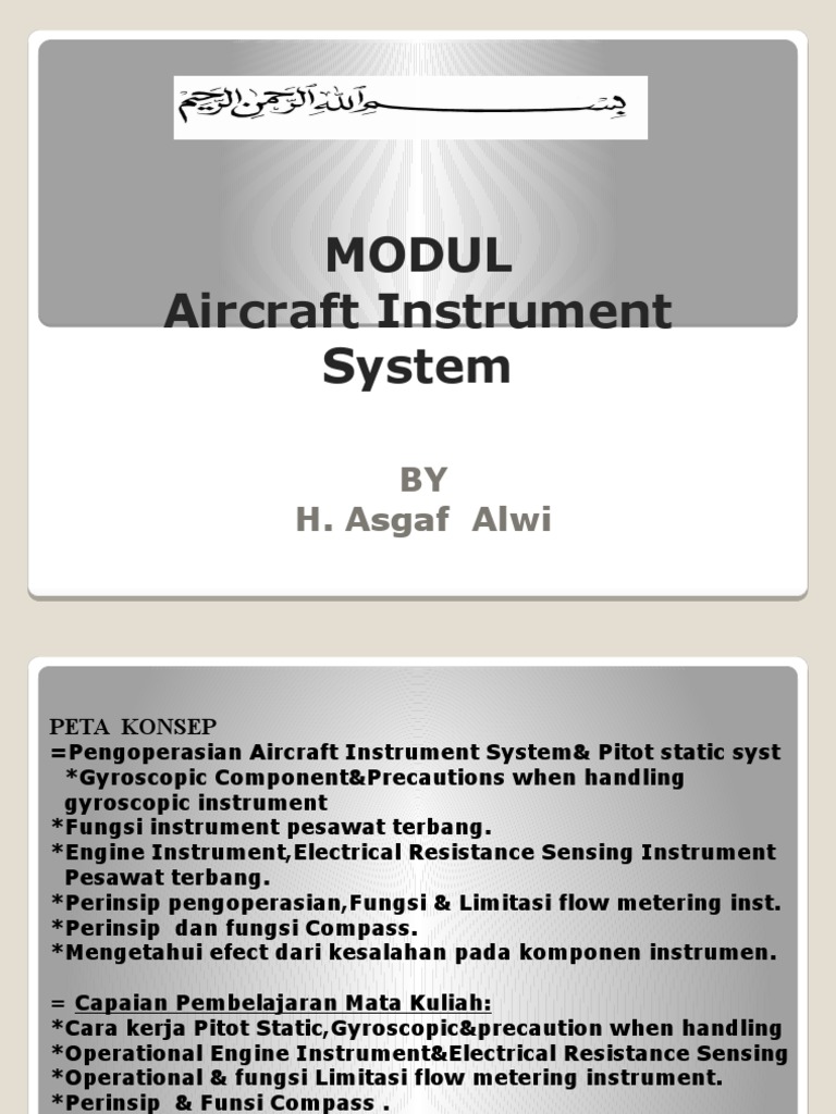 Modul AC. Instrument System 1-4 (New) | PDF
