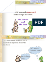 Lessons in teamwork from the Tortoise and the Hare fable