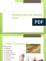 Promoting Fetal and Maternal Health