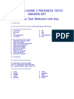 Amarican SHINE 2  answer key