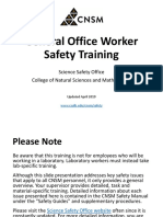 Office Worker Safety Training