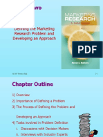 Chapter Two: Defining The Marketing Research Problem and Developing An Approach