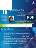 Pertemuan 15 Perpajakan