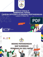 Bahan Bimtek Lo & Volunter Bidang Pertandingan