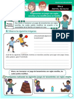 02-12-21 - S 31 Jueves - EF - Proponemos Un Juego Con Reglas Sencillas y Las Modificamos en Familia