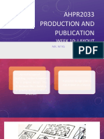 AHPR2033 Production and Publication: Week 10: Layout