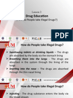 Lesson 2: How People Take Drugs and Their Effects