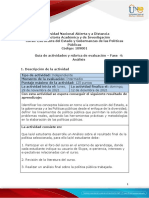 Guía de Actividades y Rúbrica de Evaluación - Fase 4 - Análisis