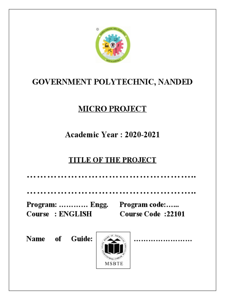 English Micro Project Report | PDF | Art