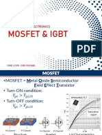 Mosfet & Igbt: Ee3147 Power Electronics