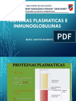 Proteinas Plasmaticas e Inmunoglobulinas