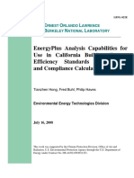 EnergyPlus Analysis Capabilities for California Building Energy Efficiency Standards