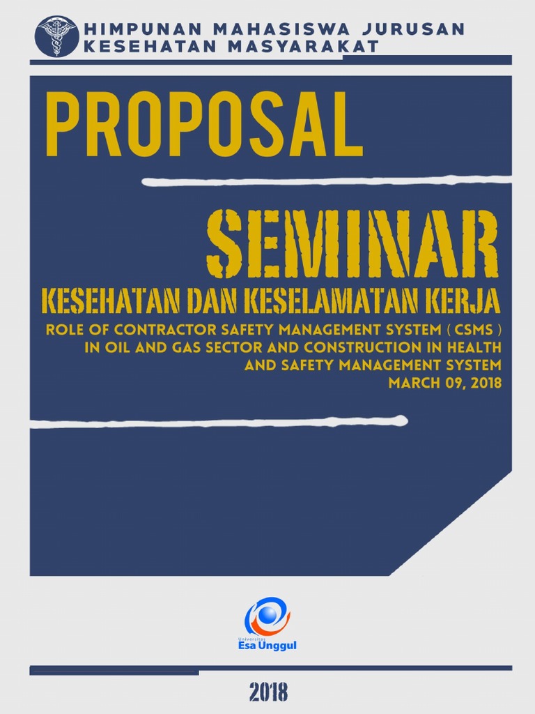 Proposal Seminar Kesehatan Dan Keselamatan Kerja Pdf