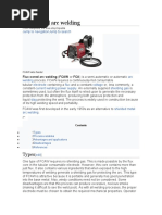 Flux-Cored Arc Welding