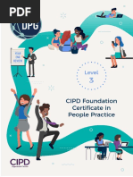 CIPD Foundation Certificate in People Practice: Level