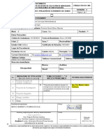 Formulario de registro de modalidad y tema de investigación