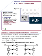 Objectives:: Design of Iir Filters