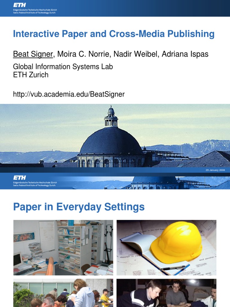 Interactive Paper & Cross-Media Publishing | PDF | Server (Computing ...